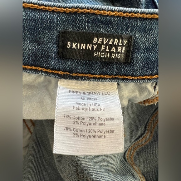 Veronica Beard Beverly Skinny Flare Jeans - Picture 7 of 8